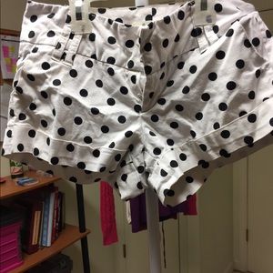 Polka dot shorts